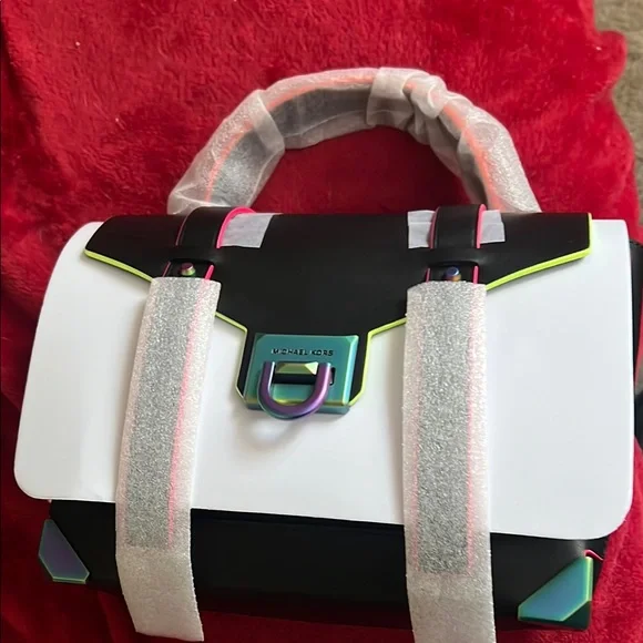 Black, pink and blue Women's Manhattan Bag - Picture 2 of 6